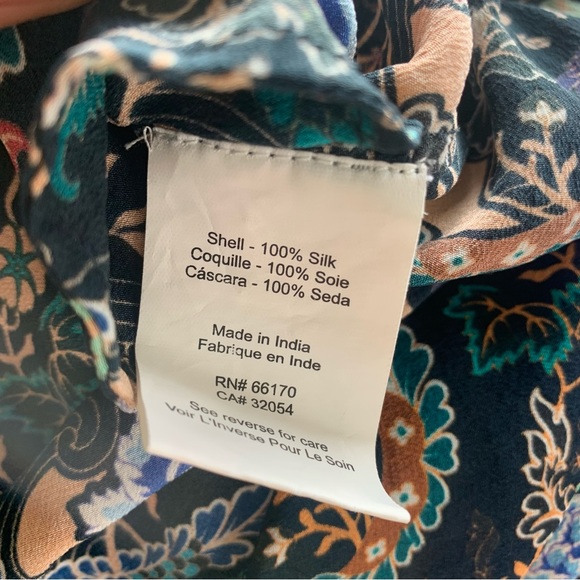 Anthropologie Tanvi Kedia Tansey Silk Tunic Dress - Picture 14 of 14